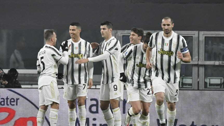 Juventus frente a Roma