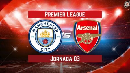 Pronósticos para Premier League | Apostar en el partido Manchester City vs Arsenal (28 Ago.)
