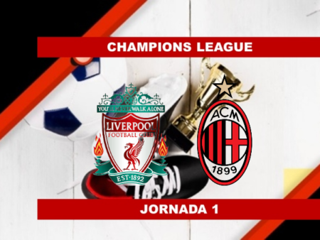 Pronósticos para Champions League | Apostar en el partido Liverpool vs Milán (15 Sept.)