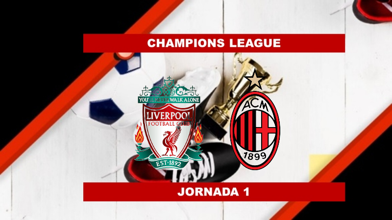 Pronósticos para Champions League | Apostar en el partido Liverpool vs Milán (15 Sept.)